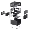 Caja de PC Jonsbo N3 Mini Tower Negra