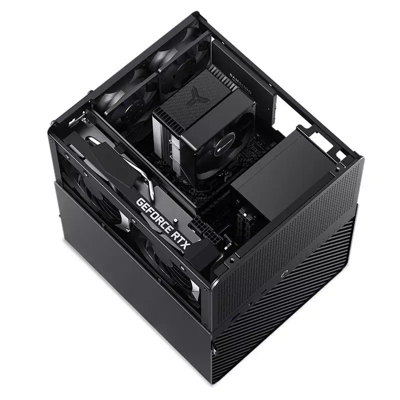 Caja de PC Jonsbo N3 Mini Tower Negra