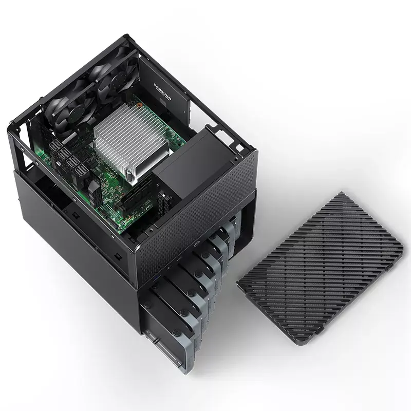 Caja de PC Jonsbo N3 Mini Tower Negra
