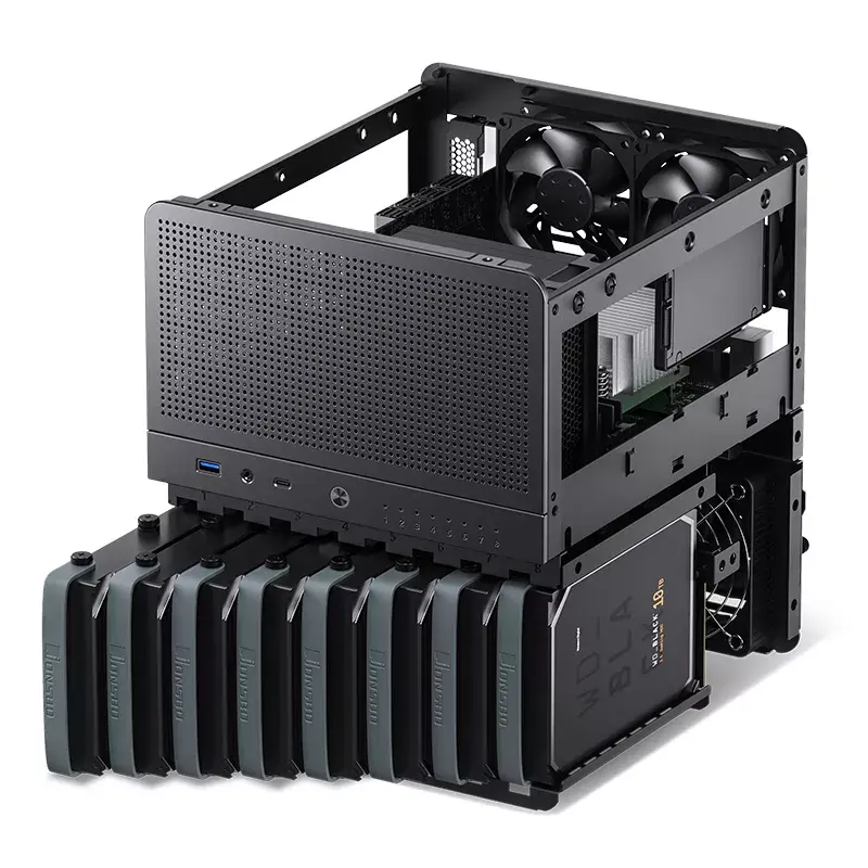 Caja de PC Jonsbo N3 Mini Tower Negra