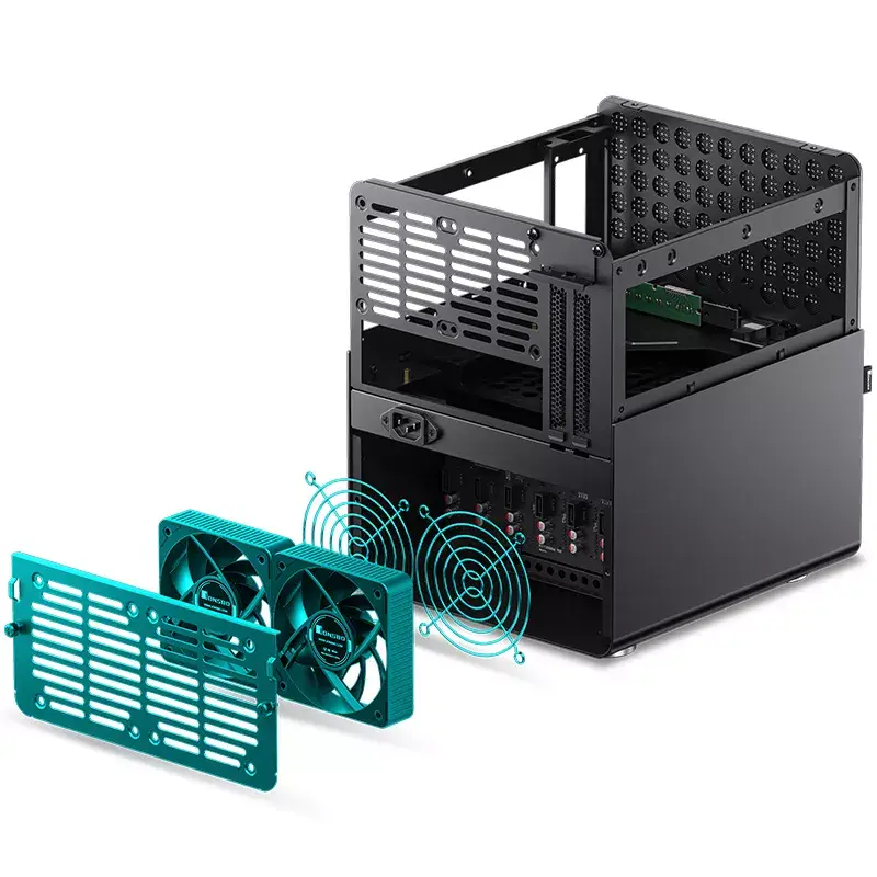 Caja de PC Jonsbo N3 Mini Tower Negra
