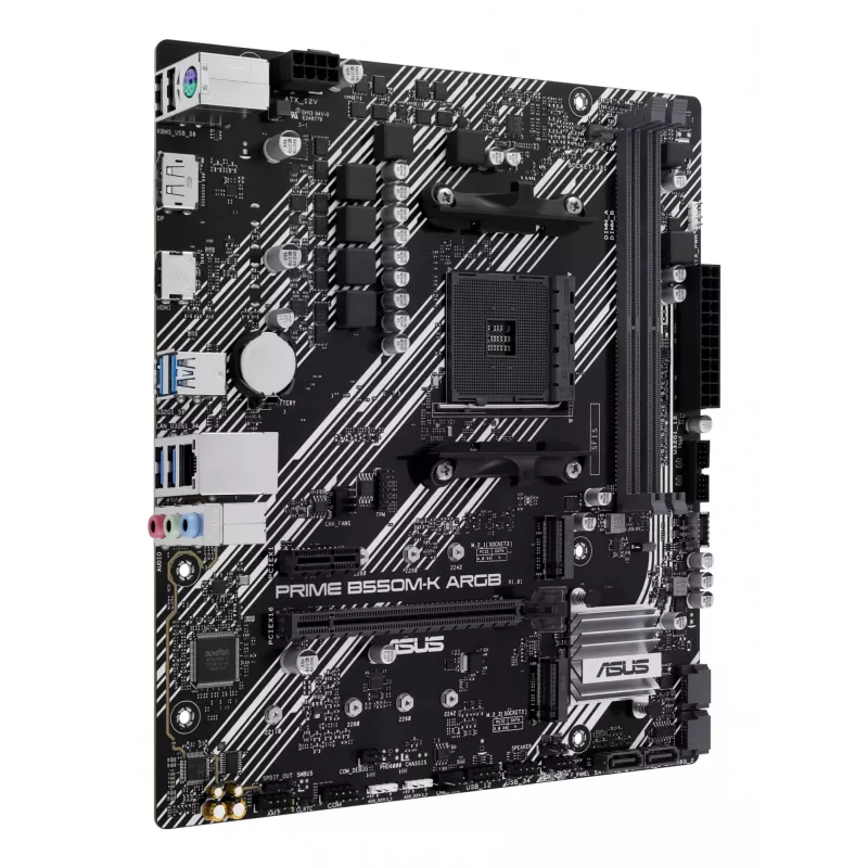 ASUS PRIME B550M-K ARGB AMD B550 Socket AM4 micro ATX