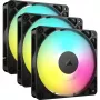 Ventilador CORSAIR ArGB – serie RS ARGB 120 120 mm pack de tres
