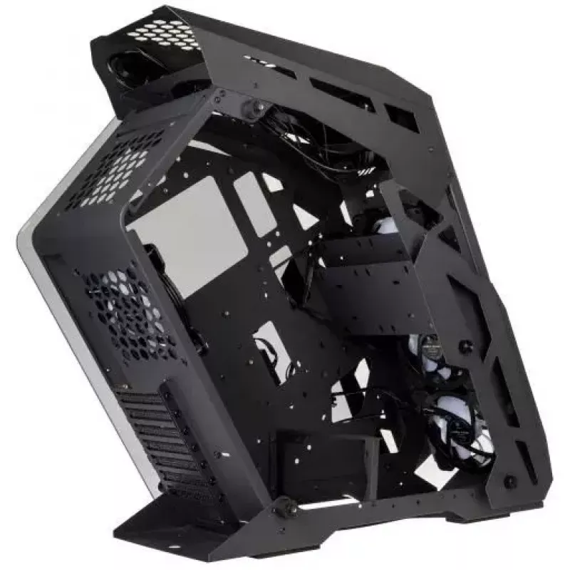 Caja PC Kolink Big Chungus Shredded Midi Tower negra