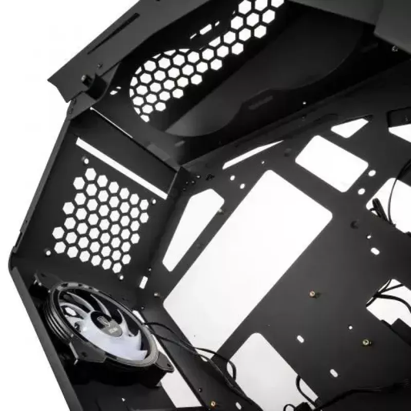 Caja PC Kolink Big Chungus Shredded Midi Tower negra