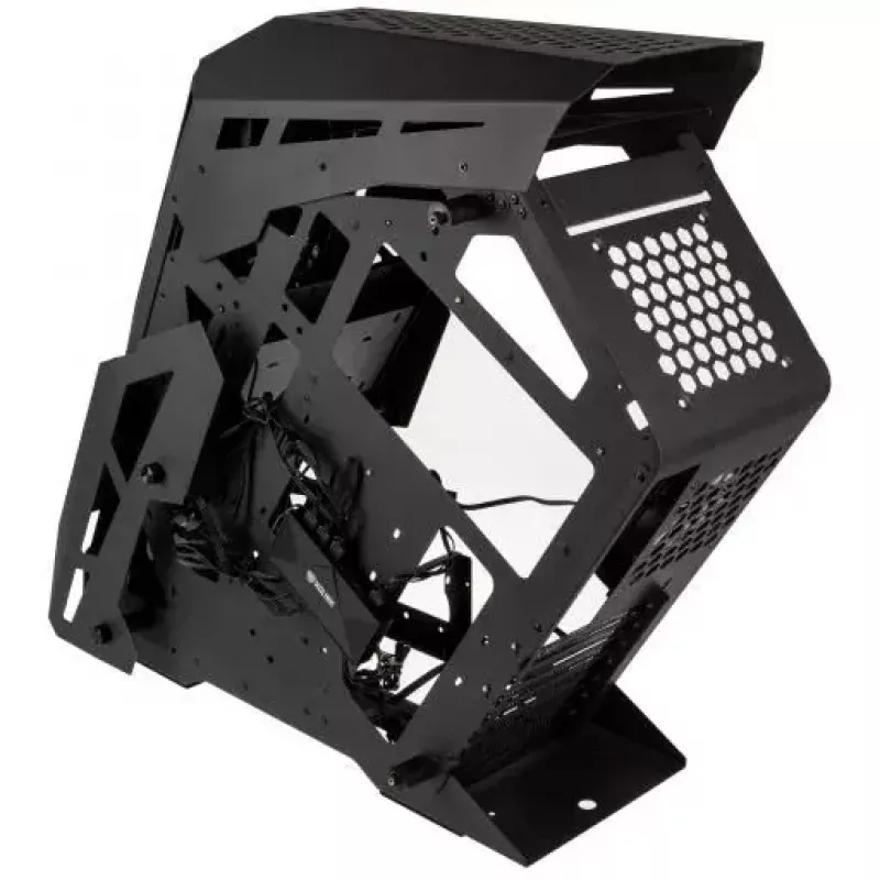 Caja PC Kolink Big Chungus Shredded Midi Tower negra