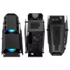 Caja PC Kolink Big Chungus Shredded Midi Tower negra