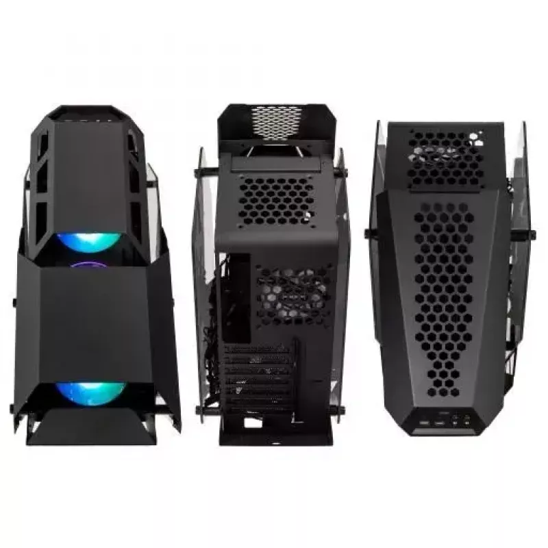 Caja PC Kolink Big Chungus Shredded Midi Tower negra