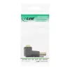 InLine Adaptador HDMI, macho/hembra, acodado hacia arriba, contactos dorados, 4K2K