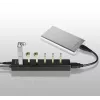 Axagon HUE-SA7BP 7x USB 3.0 HUB DE CARGA ALU negro incl. fuente de alimentación