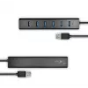 Axagon HUE-SA7BP 7x USB 3.0 HUB DE CARGA ALU negro incl. fuente de alimentación
