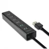 Axagon HUE-SA7BP 7x USB 3.0 HUB DE CARGA ALU negro incl. fuente de alimentación