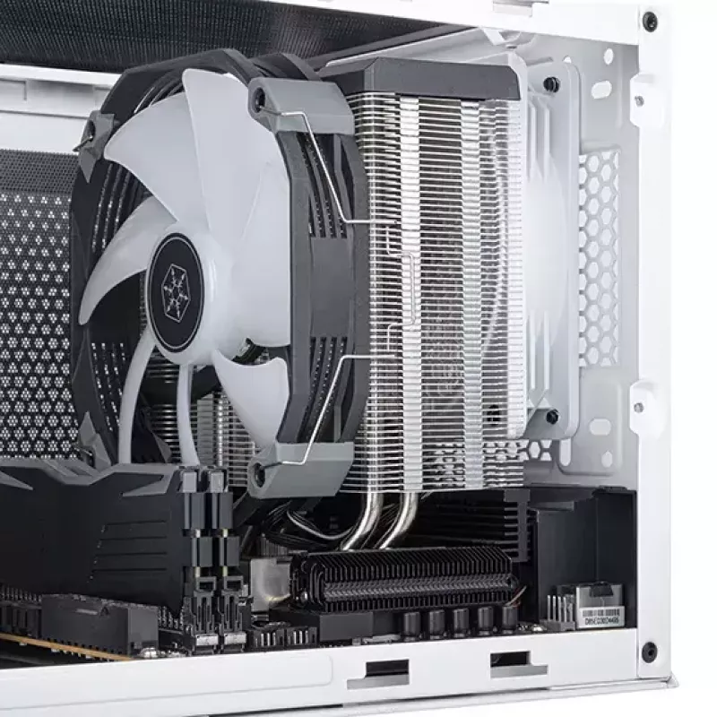 SilverStone Argon SST-ARV140-ARGB disipador de aire para CPU, 14 cm, ARGB, negro/gris