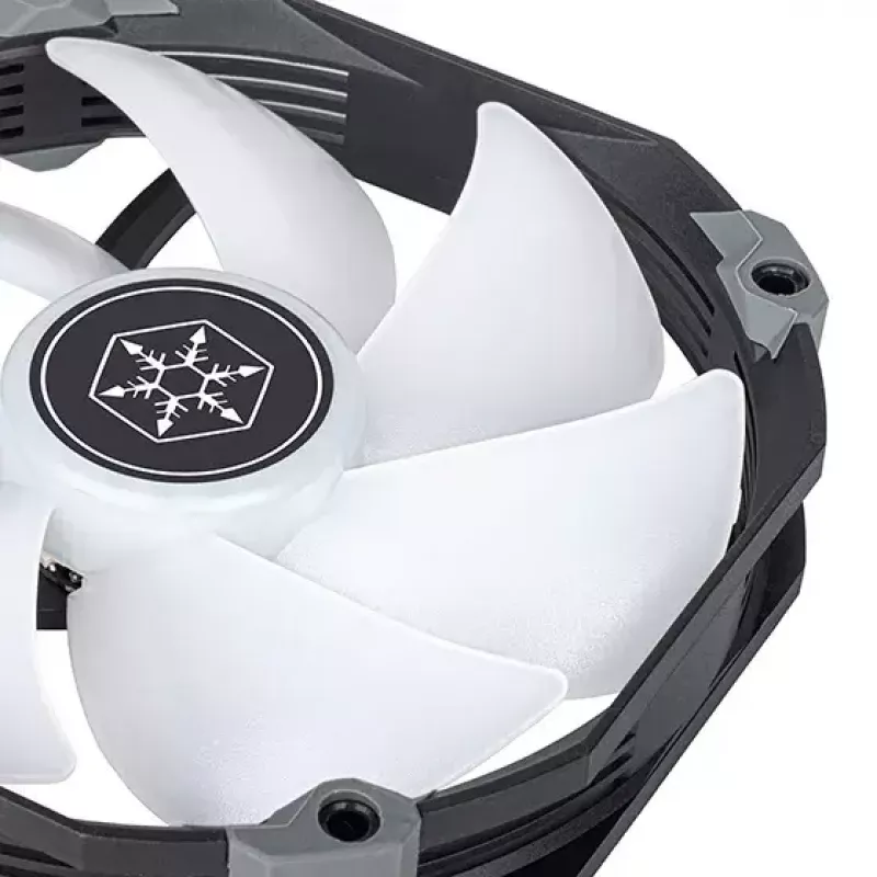 SilverStone Argon SST-ARV140-ARGB disipador de aire para CPU, 14 cm, ARGB, negro/gris