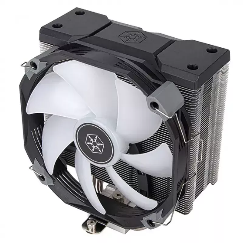 SilverStone Argon SST-ARV140-ARGB disipador de aire para CPU, 14 cm, ARGB, negro/gris