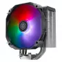 SilverStone Argon SST-ARV140-ARGB disipador de aire para CPU, 14 cm, ARGB, negro/gris