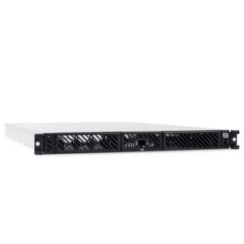 Caja de rack de servidor Alphacool ES 1U 19 pulgadas, preparada para refrigeración líquida, negro/gris