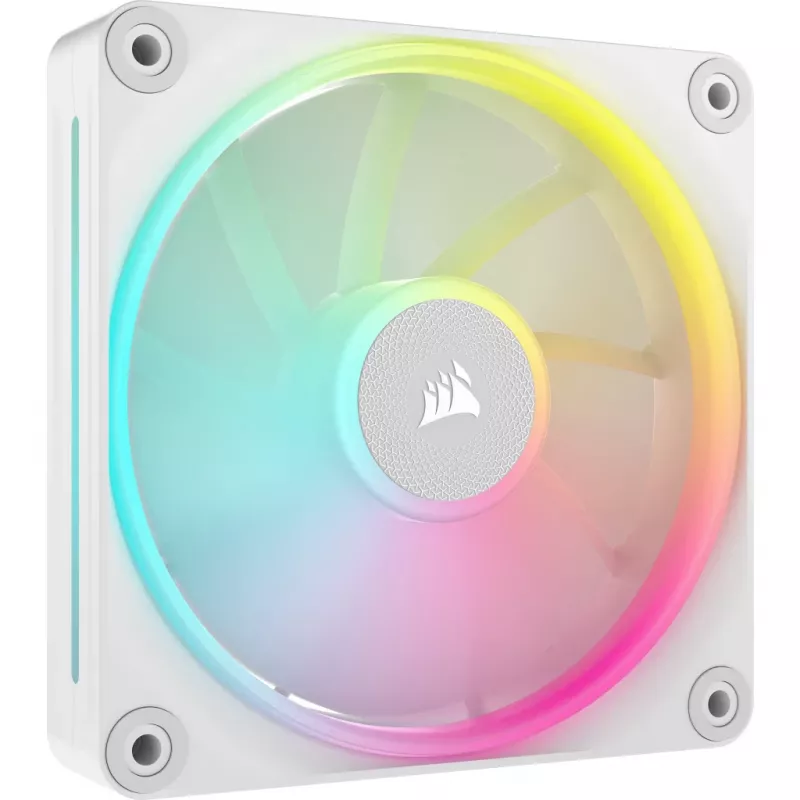 Kit de inicio de ventiladores CORSAIR iCue Link Lx120 RGB 120 mm PWM - blanco