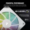 Kit de inicio de ventiladores CORSAIR iCue Link Lx120 RGB 120 mm PWM - blanco