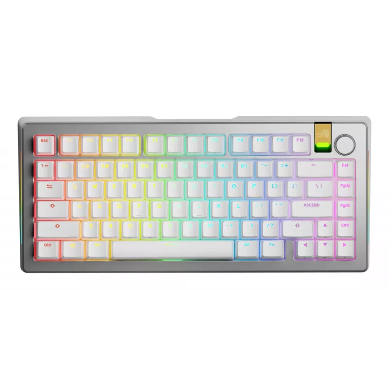 Glorious Gaming GMMK 3 PRO HE 75% prebuilt inalámbrico Silver - US