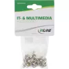 Set de tornillos múltiples InLine IT / PC con separadores 48 uds., metal, plástico