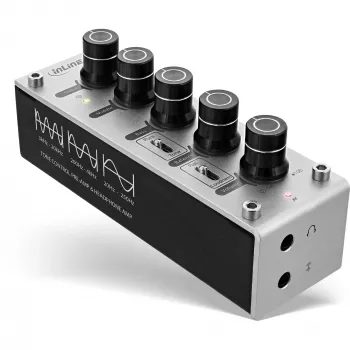 InLine AmpEQ Tri-Tone Hi-Res AUDIO preamplificador y amplificador para auriculares, 3,5 mm estéreo, alimentación USB