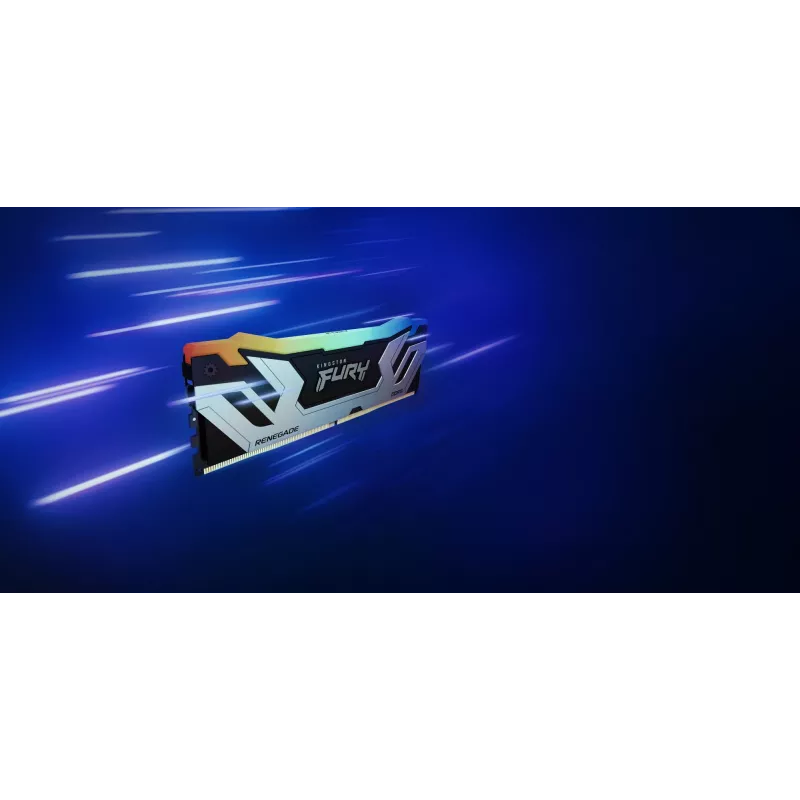 Kingston Technology FURY 48GB 8400MT/s DDR5 CL40 CUDIMM (Kit de 2) Renegade RGB Silver XMP