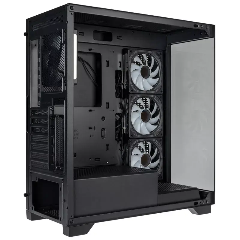 Carcasa de PC Kolink Unity Peak ARGB torre Midi negra