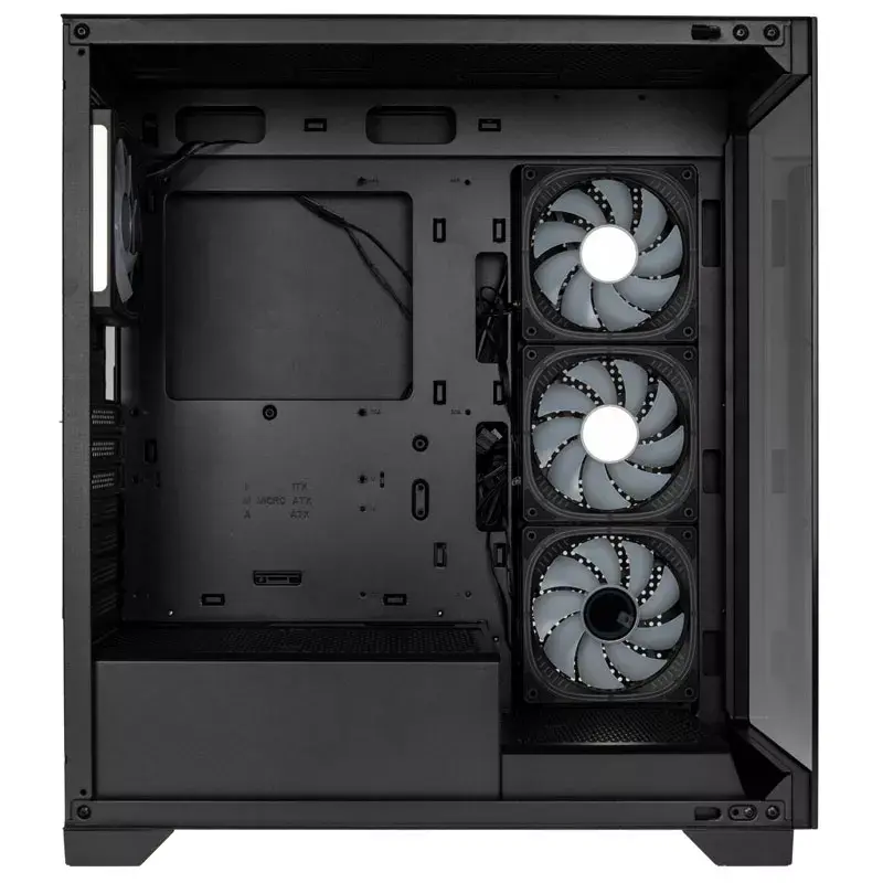 Carcasa de PC Kolink Unity Peak ARGB torre Midi negra