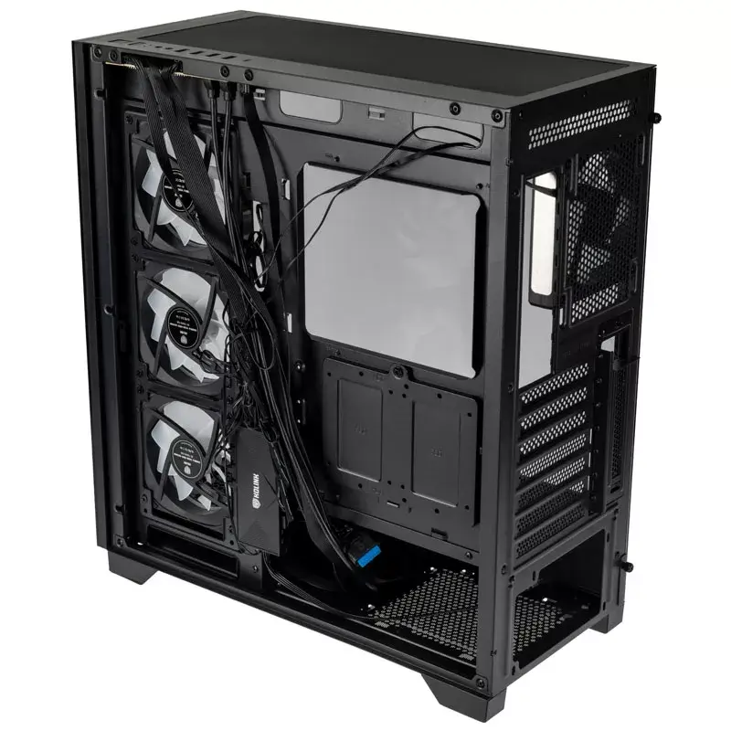 Carcasa de PC Kolink Unity Peak ARGB torre Midi negra