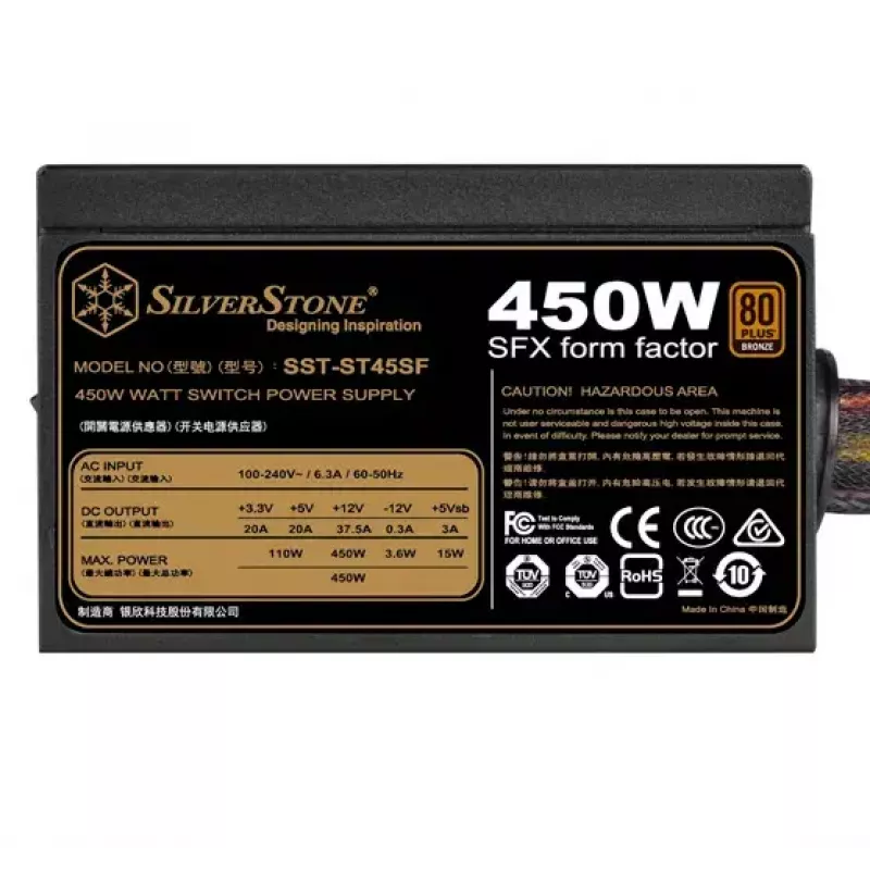 Fuente de alimentación Silverstone ST45SF 450 W