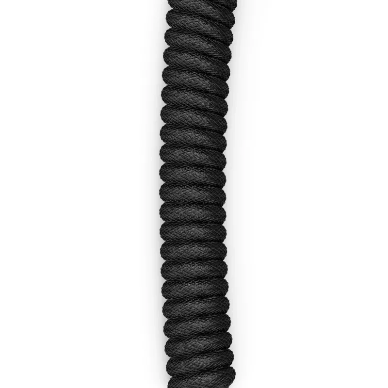 Glorious Gaming Glorious GMMK cable espiral Phantom negro, negro, 1,4 m, 1 ud., Glorious Gaming, USB Type-A, USB Type-C, Aviator