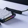 Glorious Gaming Glorious GMMK cable espiral Phantom negro, negro, 1,4 m, 1 ud., Glorious Gaming, USB Type-A, USB Type-C, Aviator