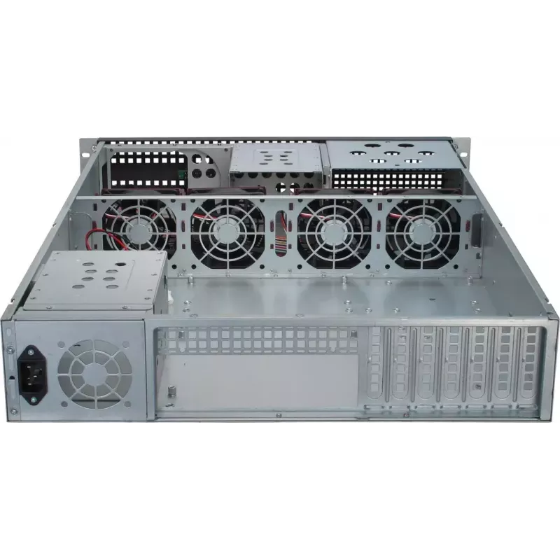 Carcasa para servidor Inter-Tech 2U-2129N rack negro, plata