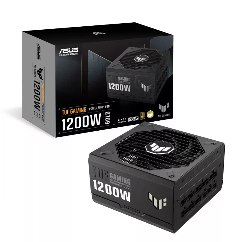 ASUS TUF GAMING 1200W Gold fuente de alimentación 20+4 polos ATX ATX negra