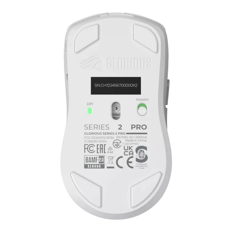 Ratón gaming Glorious Glorious Series 2 PRO 4K/8K Hz inalámbrico – blanco