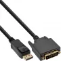 Cable convertidor InLine DisplayPort a DVI, negro, 2 m