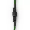 Cable espiral Glorious Gaming Glorious GMMK Forest Rain, verde, 1,4 m, 1 ud., Glorious Gaming, USB Type-A, USB Type-C, Aviator