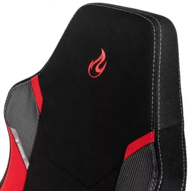Nitro Concepts X1000 NC-X1000-BR silla gaming, en forma de T, con inclinación, Inferno Red