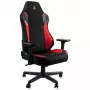 Nitro Concepts X1000 NC-X1000-BR silla gaming, en forma de T, con inclinación, Inferno Red