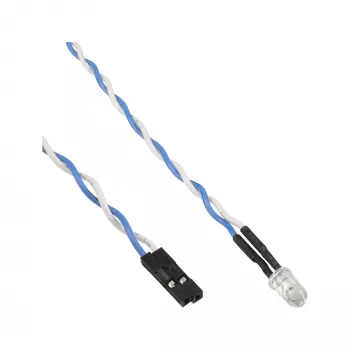 LED de alimentación de placa base / HDD InLine, azul, 5 mm, 0,8 m