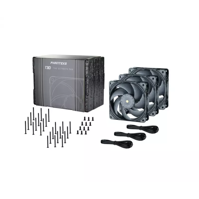 Ventilador Phanteks PH-F120T30 120 mm para carcasa de PC gris 3 uds.