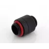 Bitspower BP-CBRG adaptador recto G1/4 macho a G1/4 macho, giratorio, negro carbono