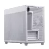 Carcasa de PC ASUS AP201 PRIME CASE TG BLANCA Mini Tower — micro ATX, cristal templado, 3 bahías de 3,5