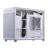 Carcasa de PC ASUS AP201 PRIME CASE TG BLANCA Mini Tower — micro ATX, cristal templado, 3 bahías de 3,5