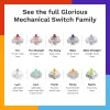 Interruptores mecánicos Glorious Raptor Clicky – 36 unidades