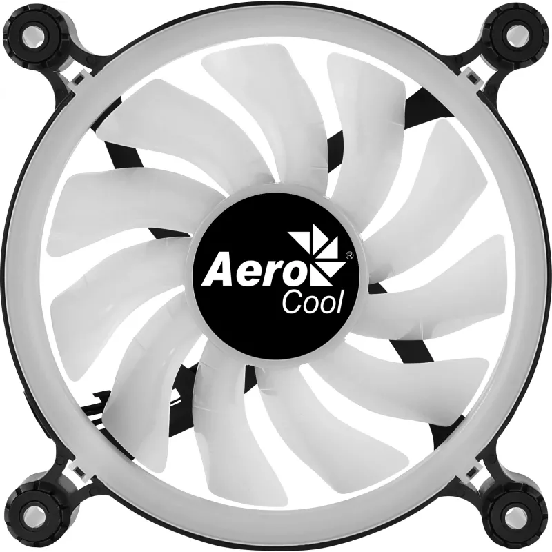 Aerocool PGS Spectro 12 FRGB ventilador de caja de 120 mm, negro / translúcido