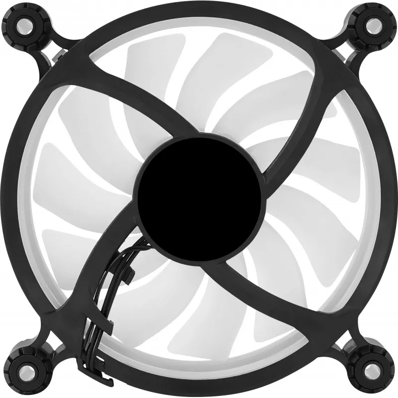 Aerocool PGS Spectro 12 FRGB ventilador de caja de 120 mm, negro / translúcido