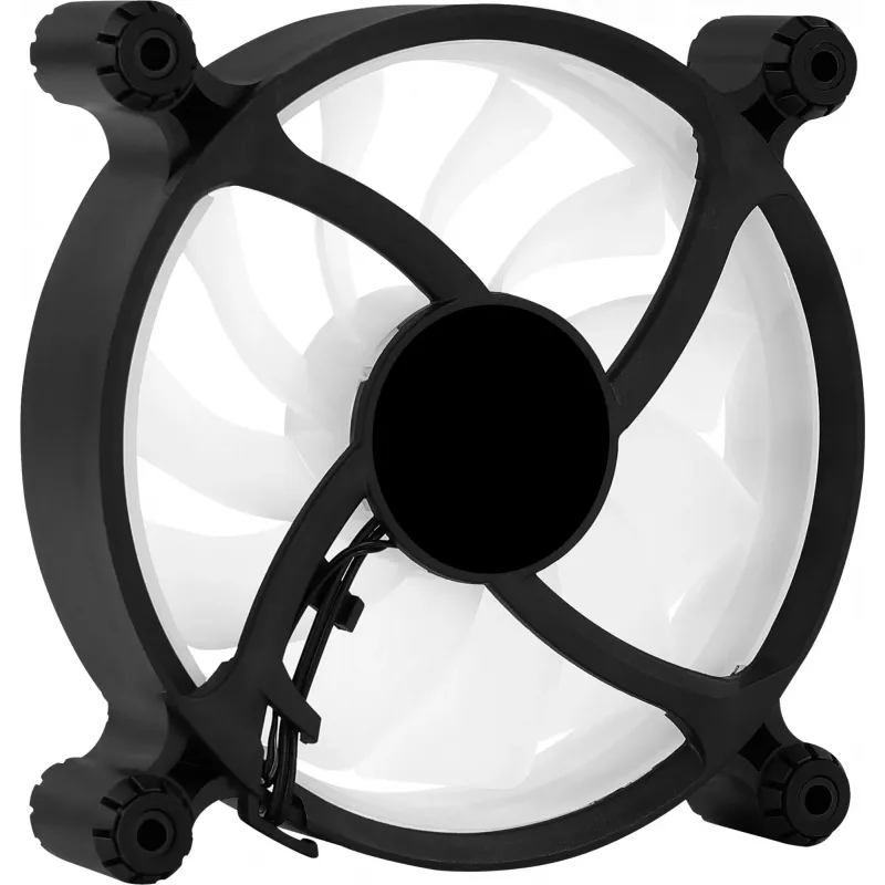 Aerocool PGS Spectro 12 FRGB ventilador de caja de 120 mm, negro / translúcido