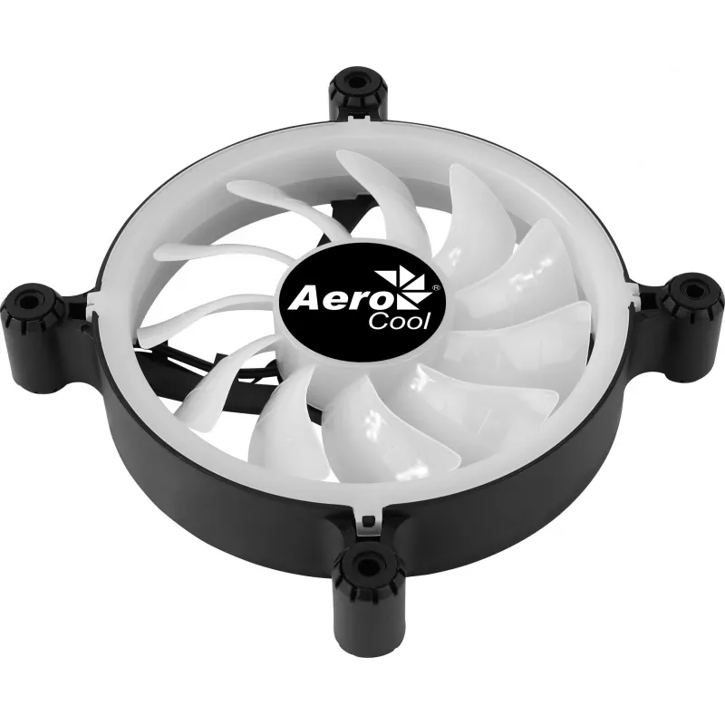 Aerocool PGS Spectro 12 FRGB ventilador de caja de 120 mm, negro / translúcido